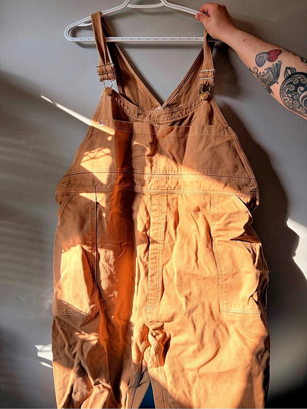 Big Bud Press Artist Togs Overalls Orange 1XL